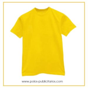 Polos 30 al 1 Cuello Redondo para Hombre – Amarillo