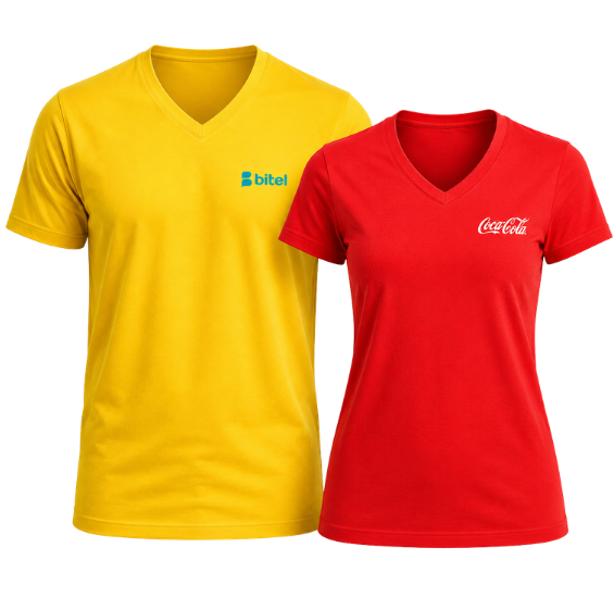 Polos Jersey cuello V personalizados al por mayor