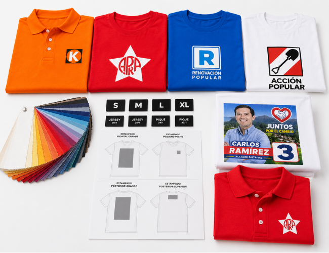 Polos para Campaña Política