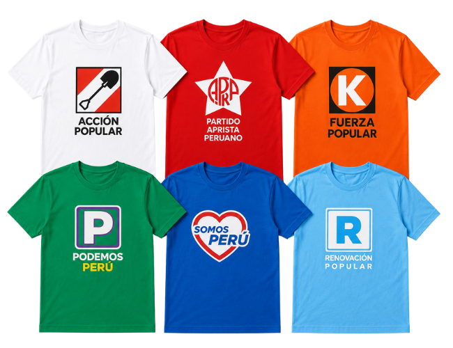 Polos políticos en tela Jersey personalizados para campañas electorales